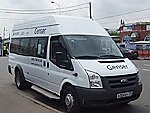 Бесплатный автобус Genser в пункт аренды автомобилей АрендаАвто-втс на Новорязанском шоссе